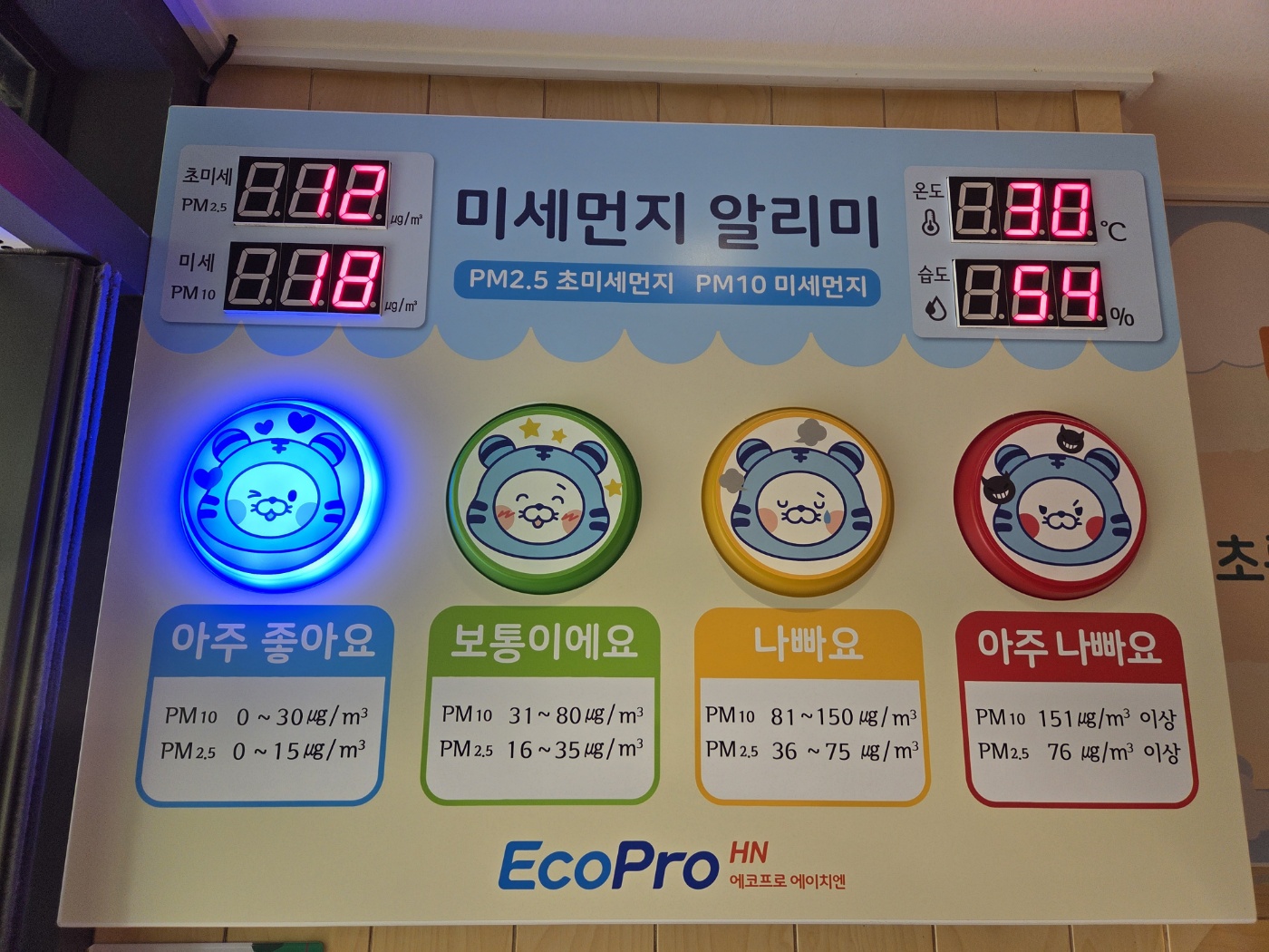 [뉴스]에코프로에이치엔, 미세먼지 알림판 지원